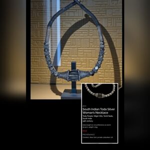 Niligri Hills,Tamil Nadu, South India Women's Silver Necklace